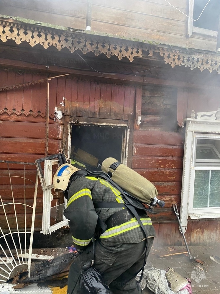 Пожар в Калуге обошёлся без пострадавших