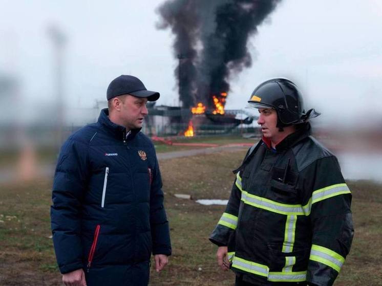 Пожар на заводе в Энгельсе потушили спустя пять дней