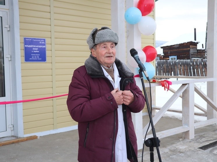 Новый ФАП в селе Ырбан завершил новогоднюю череду открытий объектов здравоохранения