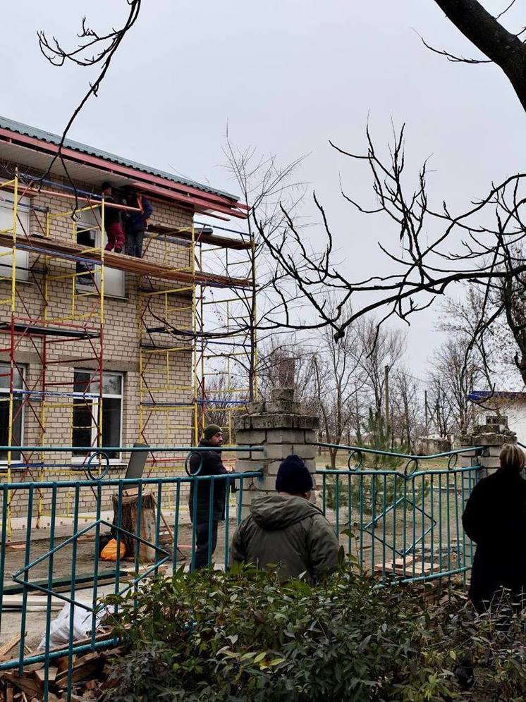 Продолжается капитальный ремонт Верхнерогачикской центральной районной больницы