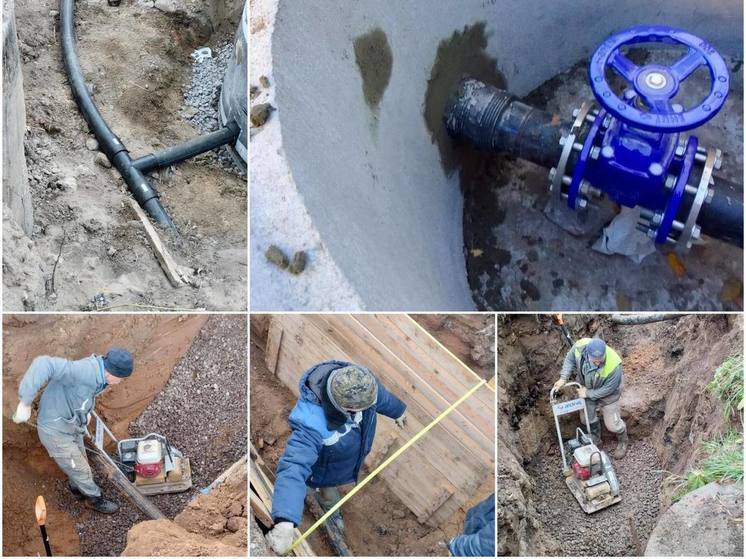 В поселке Ефимовский закончился капремонт водопровода