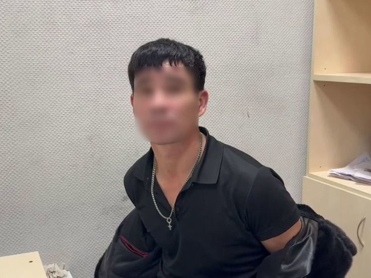 Появилось видео допроса напавшего на посетителей аэропорта Красноярска