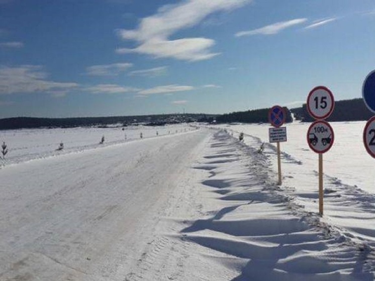 В Алтайском крае появилась шестая ледовая переправа