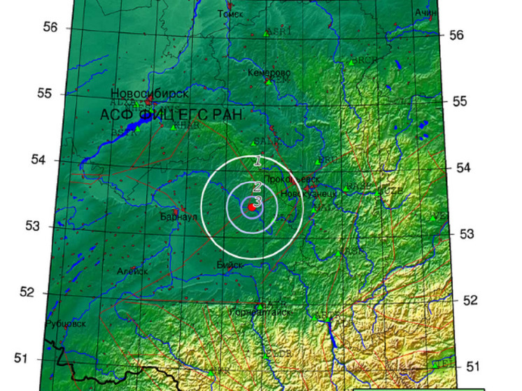 В Алтайском крае произошло землетрясение