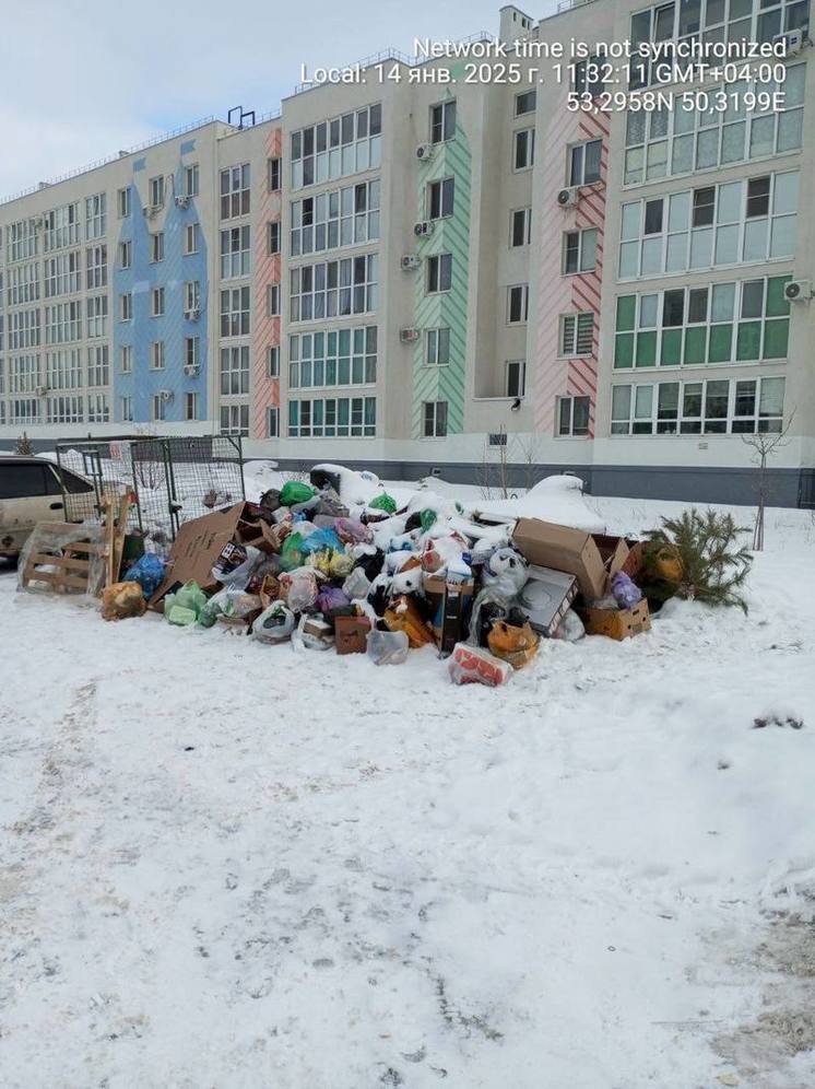 Самарскому блогеру пожаловались на плохой вывоз мусора в пригороде областной столицы