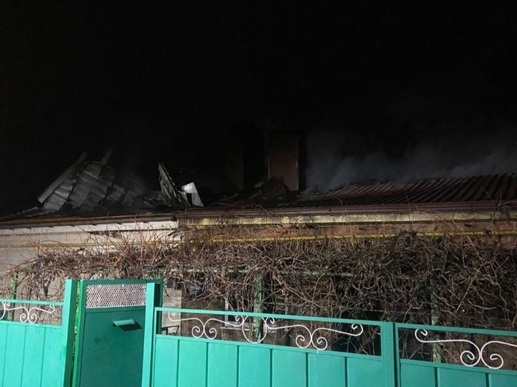 Пенсионер пострадал при пожаре в Ростовской области