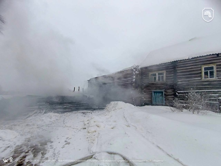 Двое человек погибли при пожаре в Каргопольском округе