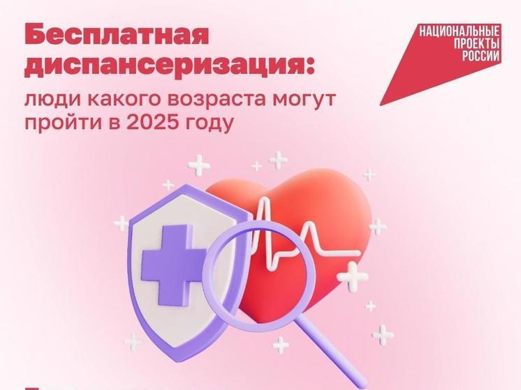 Бесплатная диспансеризация в 2025 году: кто может пройти обследование