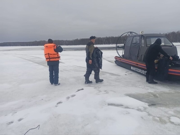 Четверо рыбаков на санях и снегоходах ушли под воду на Волге