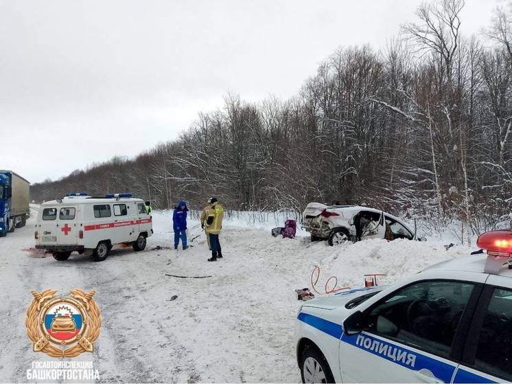 В аварии в Башкирии пострадали пятеро взрослых и ребенок