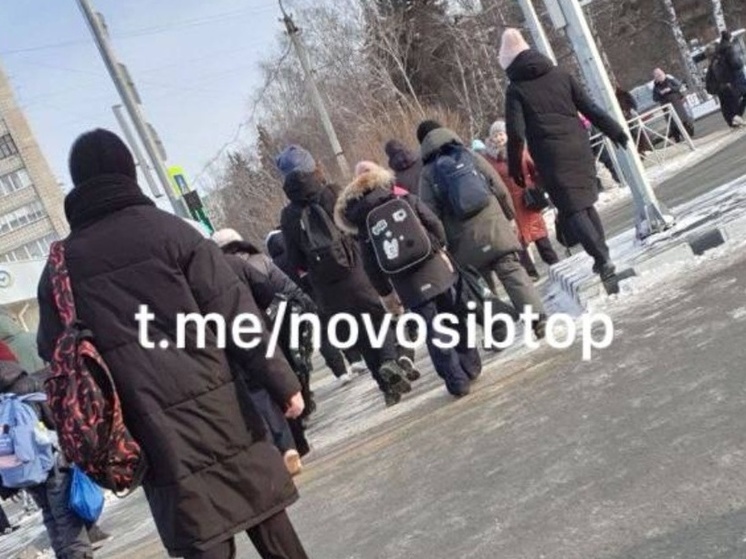 В Новосибирске эвакуировали школу из-за ложного сообщения о минировании