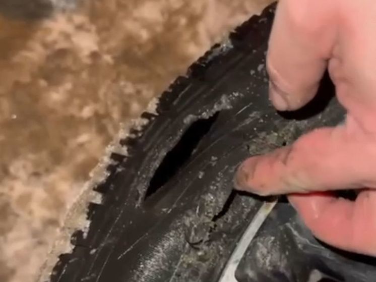 Водители пробивают колеса на Дмитровском шоссе в Подмосковье