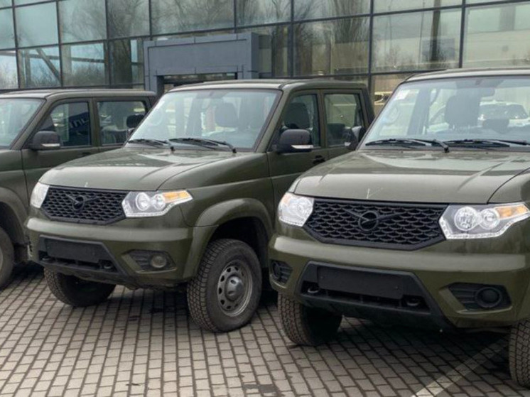 Из Калуги на Сватовское направление отправлены автомобили УАЗ «Патриот»