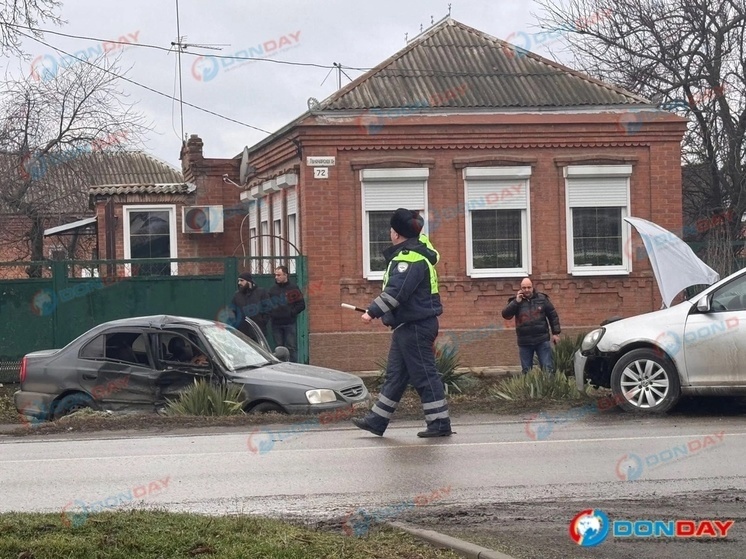 В Батайск Ростовской области в ДТП с участием «Хендай Акцент» погиб мужчина