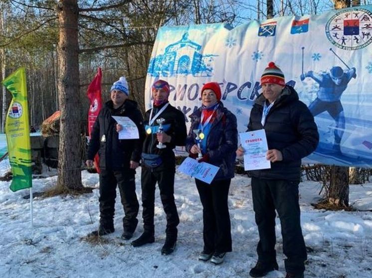 Погода капризничала, но жители Приозерска встали на лыжи