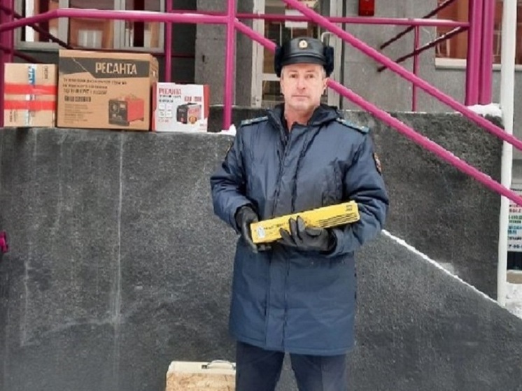 Тепловую пушку отправили на СВО судебные приставы Хакасии