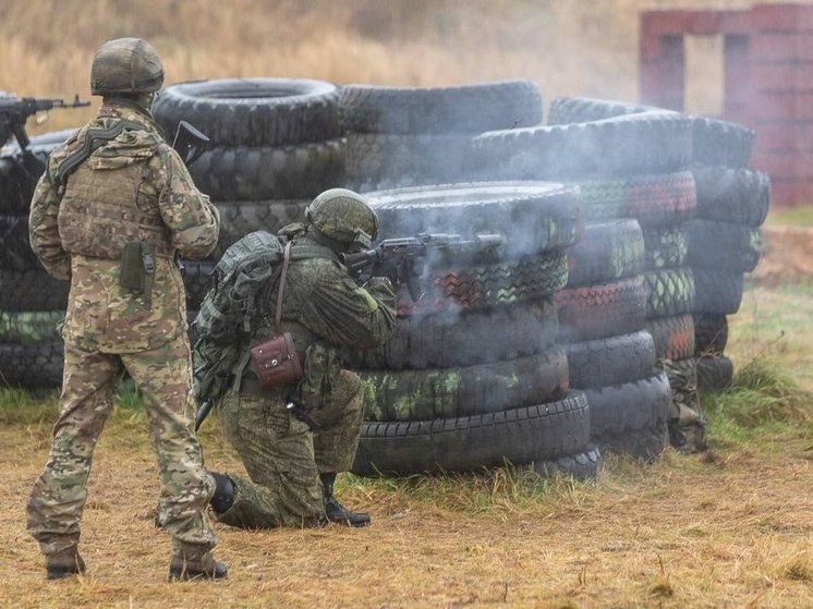 На полигоне «Завеличье» проходят учения по боевой подготовке