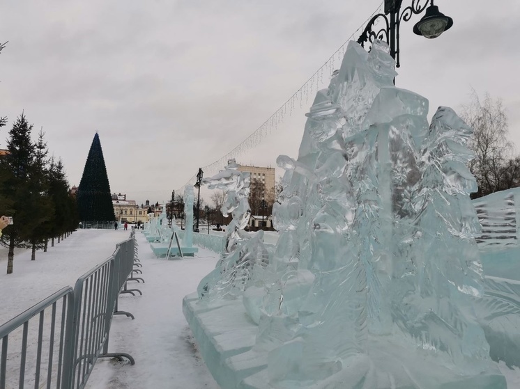 В Томске из-за потепления вновь закрыты ледовые горки