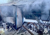 Пожар произошёл во второй половине дня во вторник, 21 января
