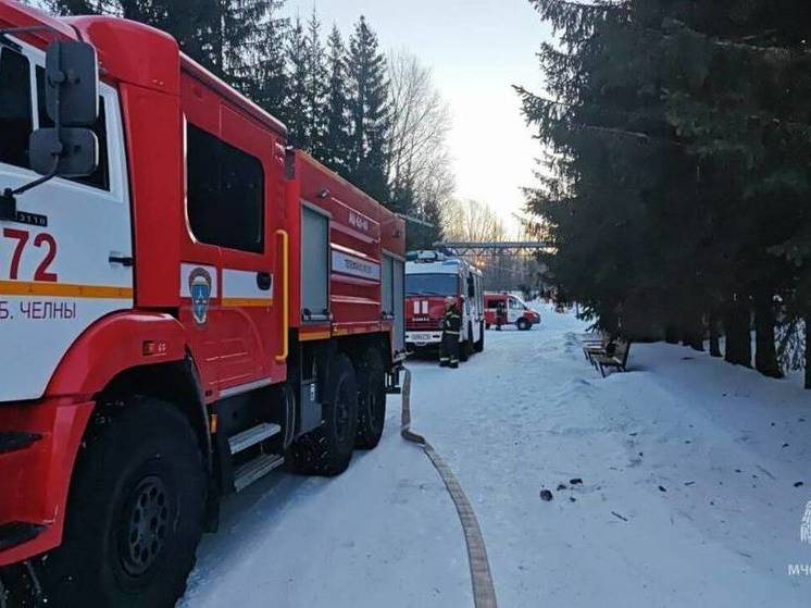 Назвали причину пожара в санатории «Жемчужина» в Челнах