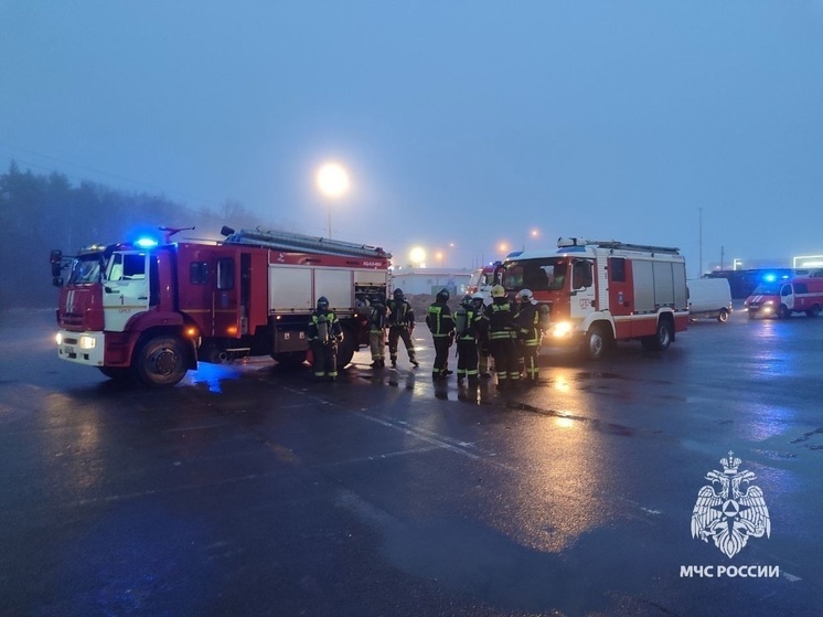 В Орле произошло возгорание в административном здании