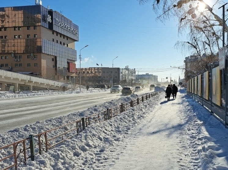 Температурный рекорд побит в Якутске: -8 градусов в январе