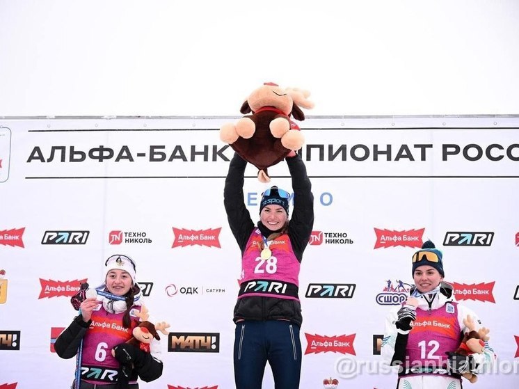 Тюменская биатлонистка стала чемпионкой России