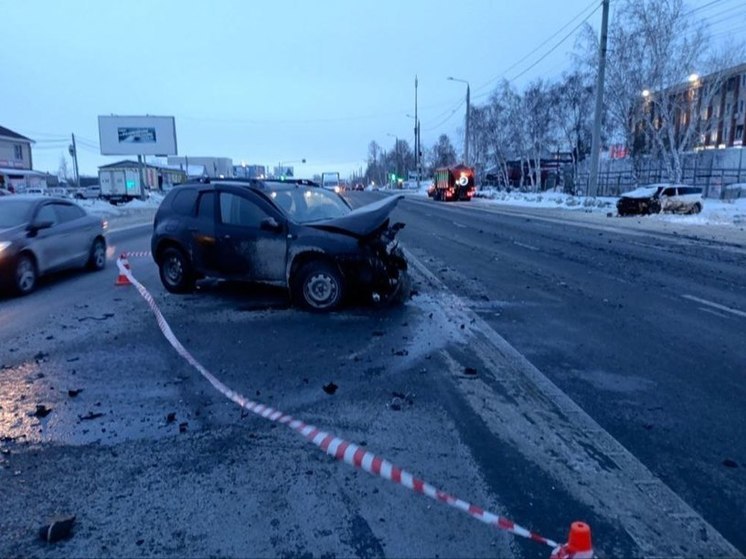 В Челябинске три человека госпитализированы после ДТП на Троицком тракте