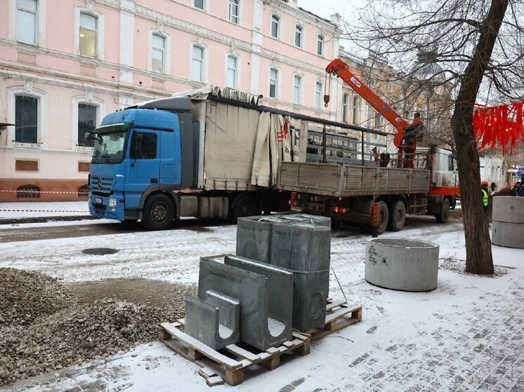 Завершается реконструкция ливневки на улице Ленина в Астрахани