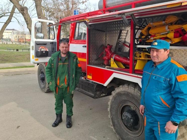 Учения по предотвращению и тушению лесных пожаров провели в Абинске