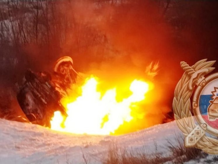 В Фёдоровском районе водитель сгорел в автомобиле