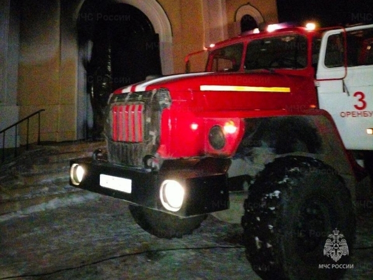 В Оренбургском районе сгорел храм