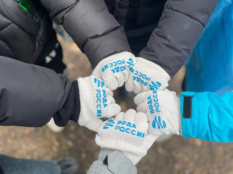 В Курске волонтеры провели акцию по очистке берега реки Сейм