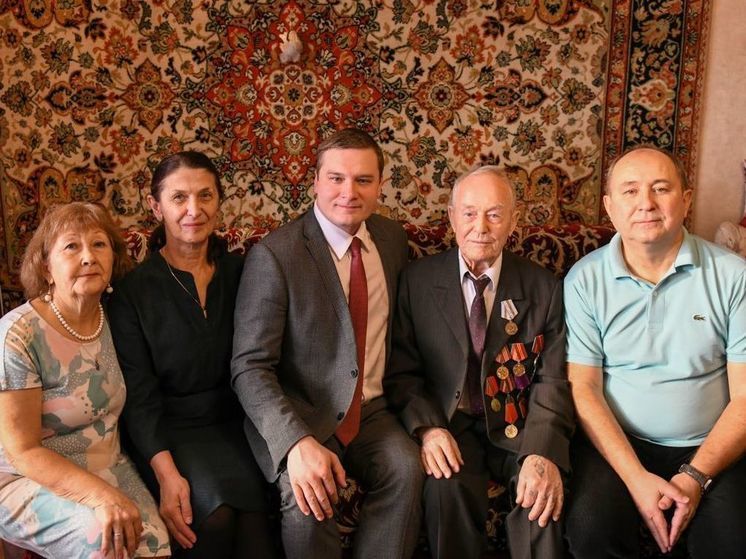 Труженик тыла Павел Ворончихин из Хакасии отметил 95-летний юбилей