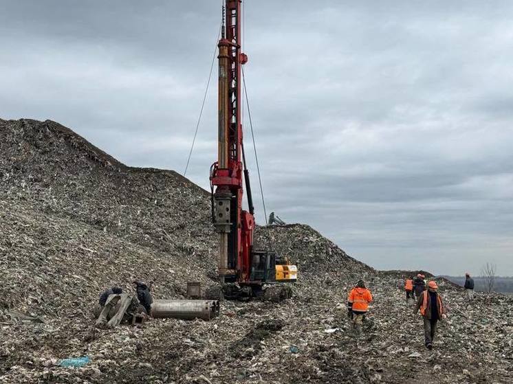 В Белореченске продолжается реконструкция полигона