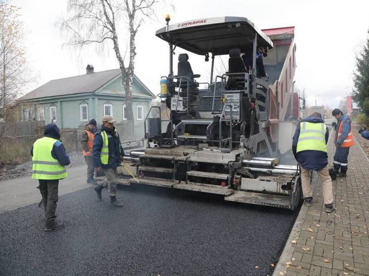 Ремонт дорог продолжится в Кирилловском округе