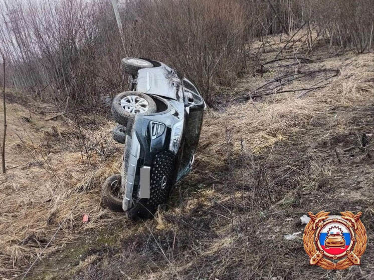В Тверской области автомобилист попал в больницу после столкновения с опорой ЛЭП