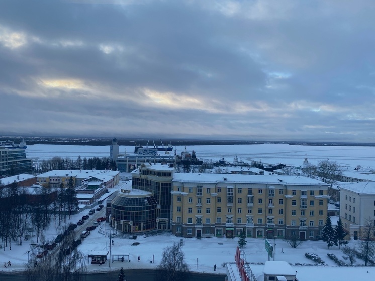 Южный циклон принесет снегопады в Поморье