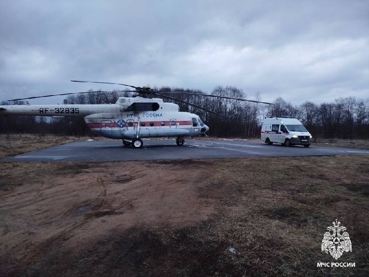 В Тверь на вертолете срочно доставили пациентку из Западной Двины