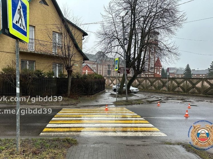 В Балтийске водитель сбил несовершеннолетнего пешехода