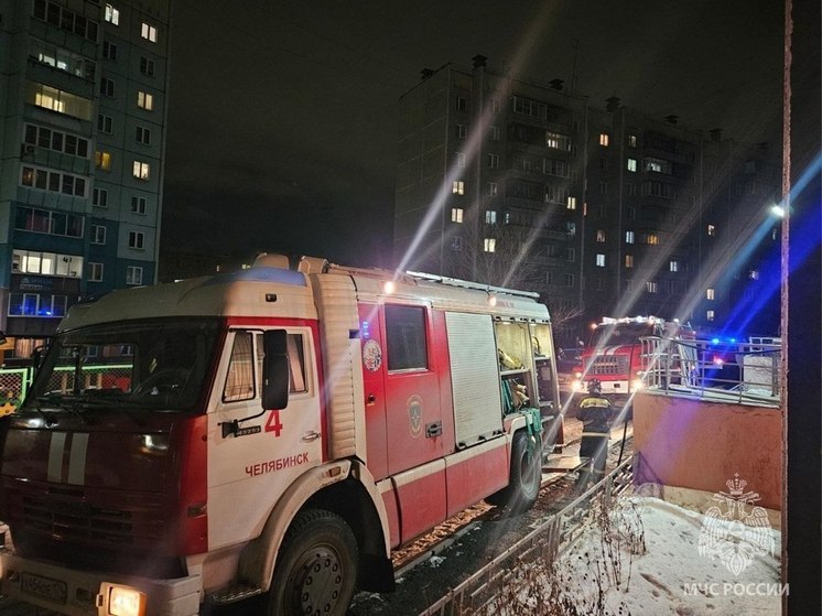 В Челябинске из-за невыключенного телевизора вспыхнула квартира