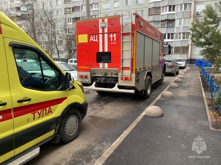 Пожар с пострадавшим произошел 2 февраля в центре Тулы