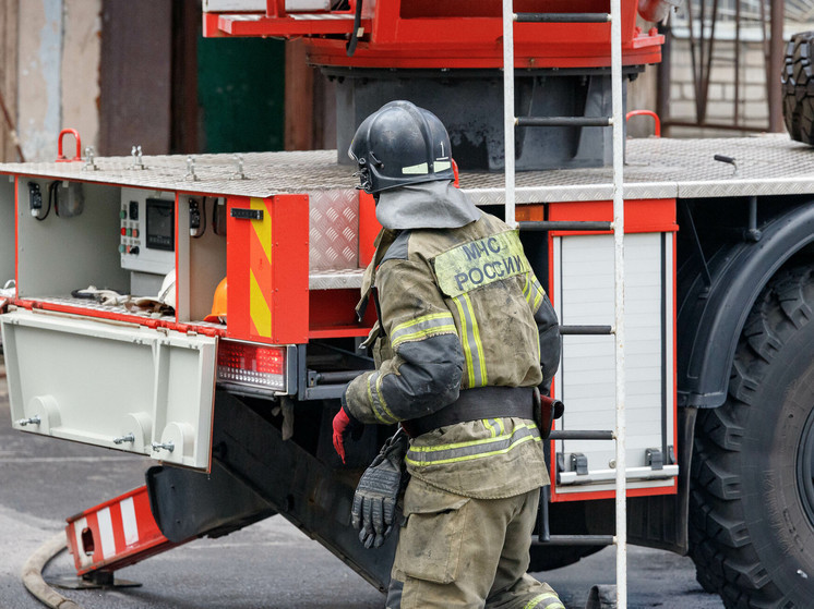 11 специалистов МЧС ликвидировали пожар в Великих Луках