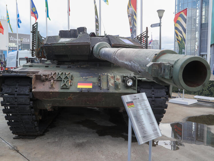 Новейший снаряд DM63A1 для танка Leopard 2A6 захватили российские военные