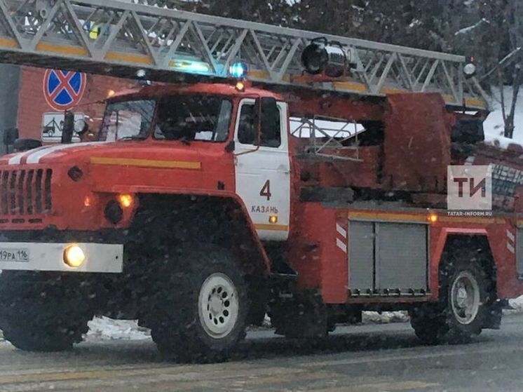 В поселке под Казанью на пожаре погиб 45-летний мужчина