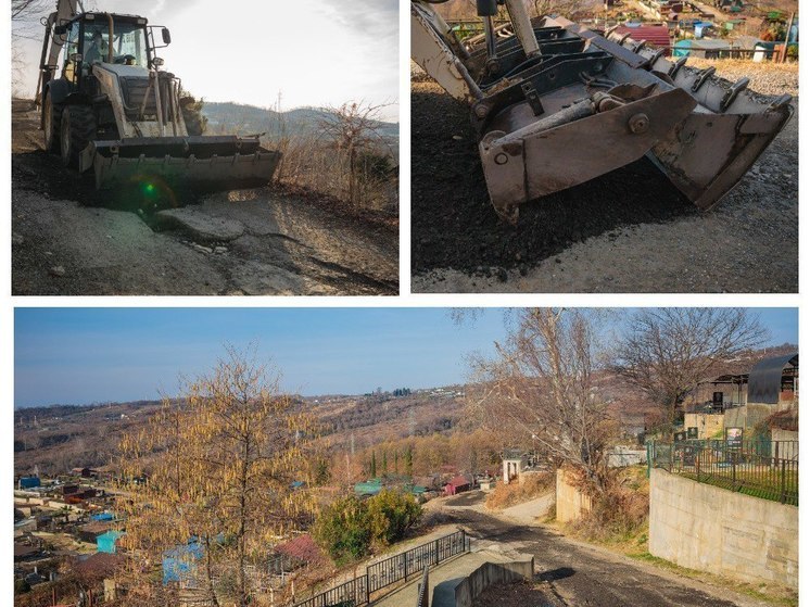 Анна Невзорова помогла жителям Адлерского района Сочи с ремонтом дороги