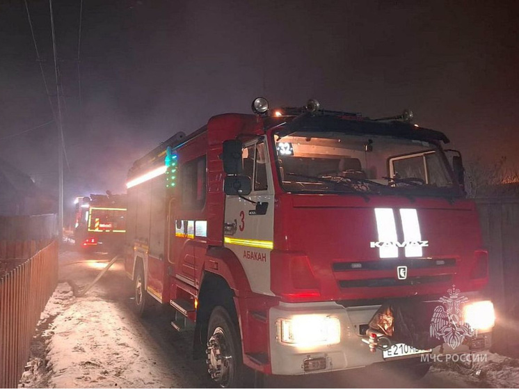 В Абакане пенсионер отравился продуктами горения