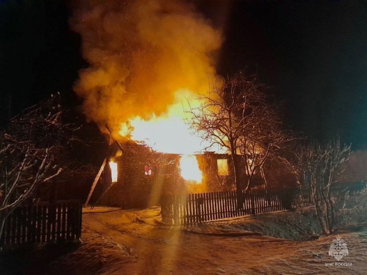 Пожар в деревне Искра унес жизнь женщины