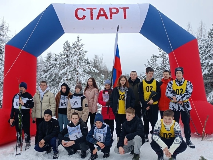 Школьники из Оленинского округа получили "бронзу" на межмуниципальных соревнованиях по биатлону