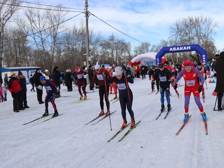 Из-за похолодания в Абакане перенесли массовый старт лыжников